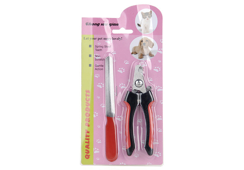 LED Pet Nail Scissors Grooming Clipper Tool