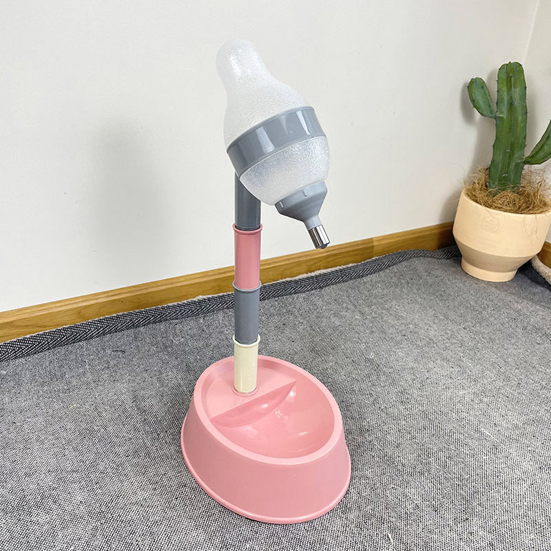 Pet Automatic Adjustable Height Water Dispenser Fountain Bowl