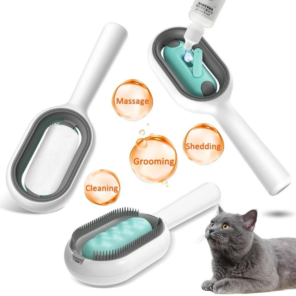 Pet Grooming Brush Dematting Hair Removal Cleaning Tool