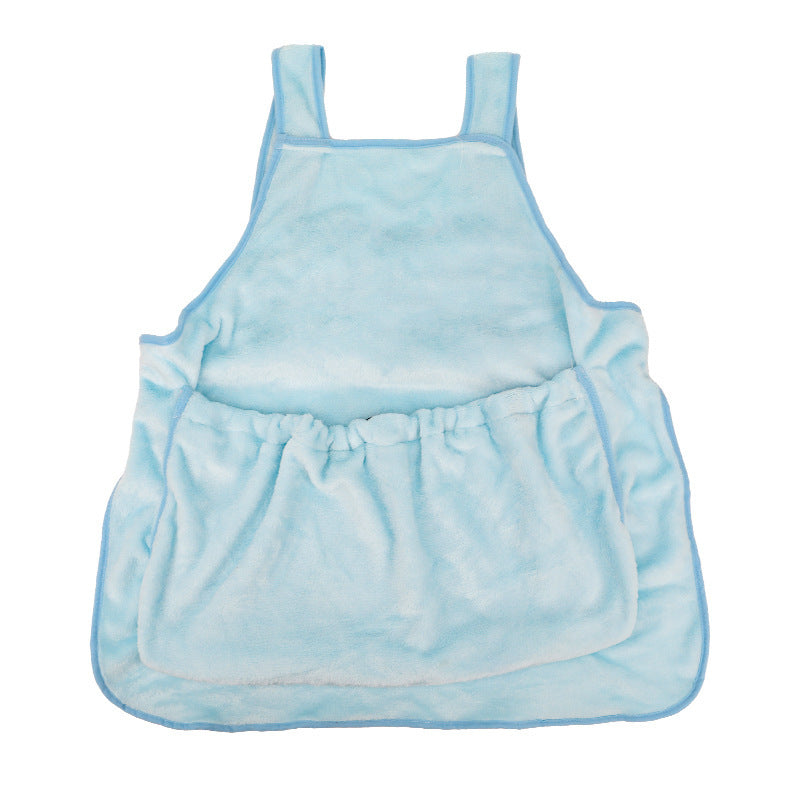 Pet Carrier Apron Plush Hanging Chest Travel Pouch