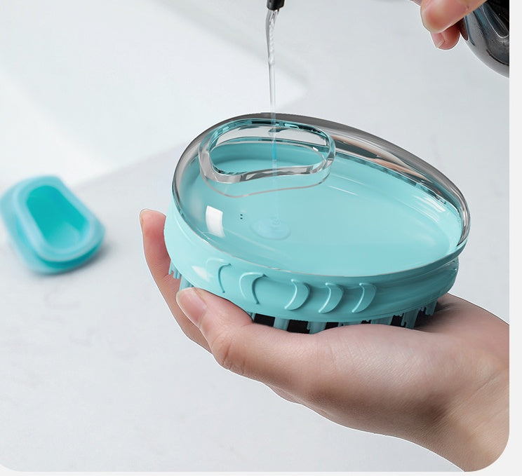 Pet Bath Rub Massage Grooming Brush
