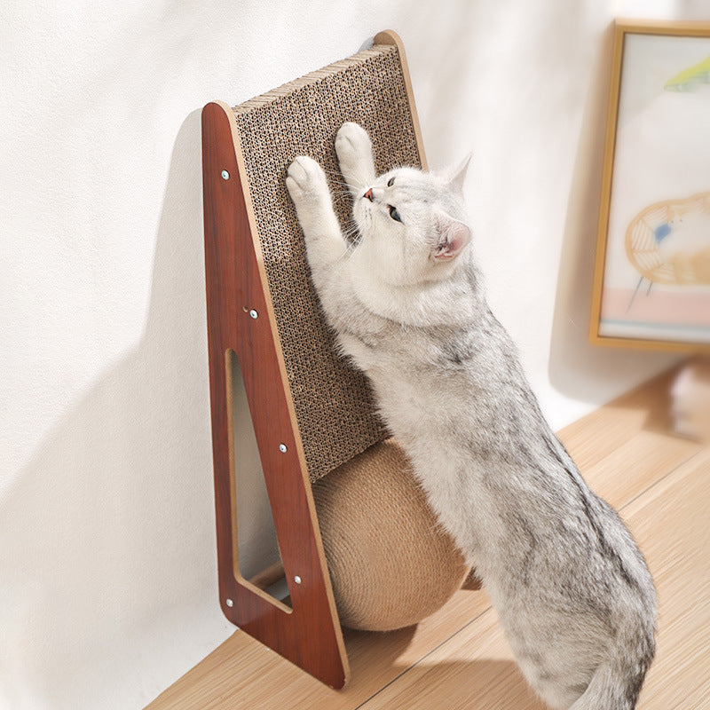 Pet Corrugated Paper Scratching Board Interactive Toy