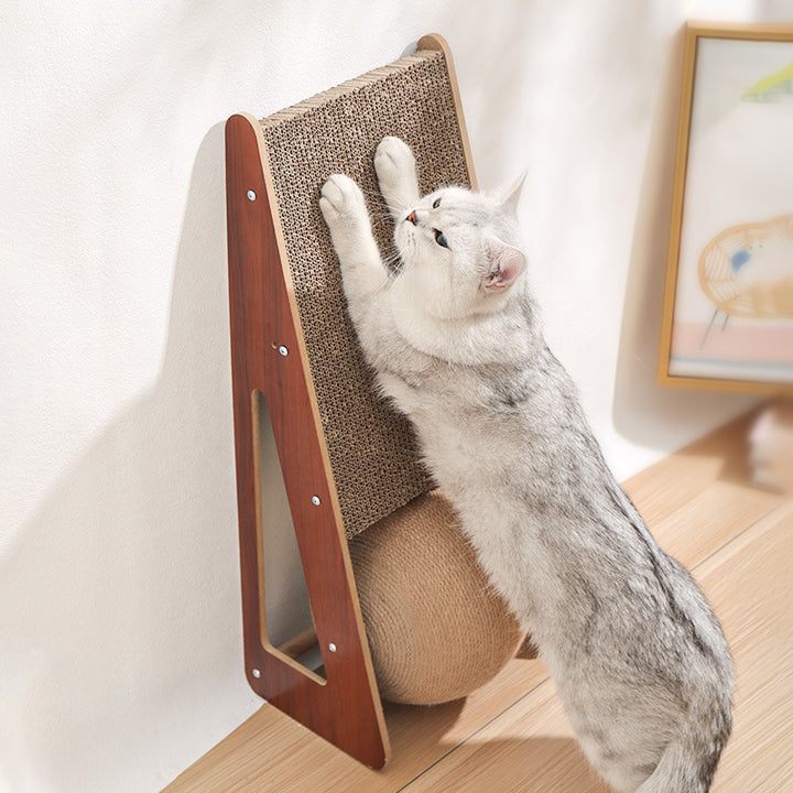 Pet Corrugated Paper Scratching Board Interactive Toy