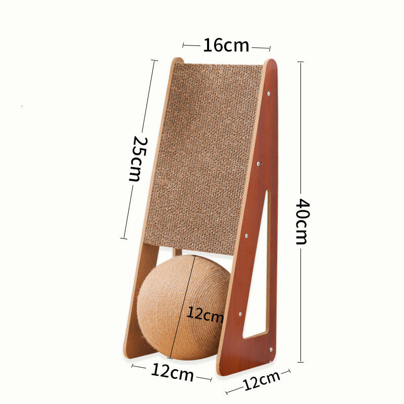 Pet Corrugated Paper Scratching Board Interactive Toy