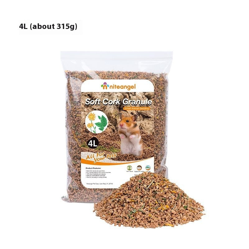 Oak Cork Hamster Bedding Dust Free Cage Landscaping Supplies