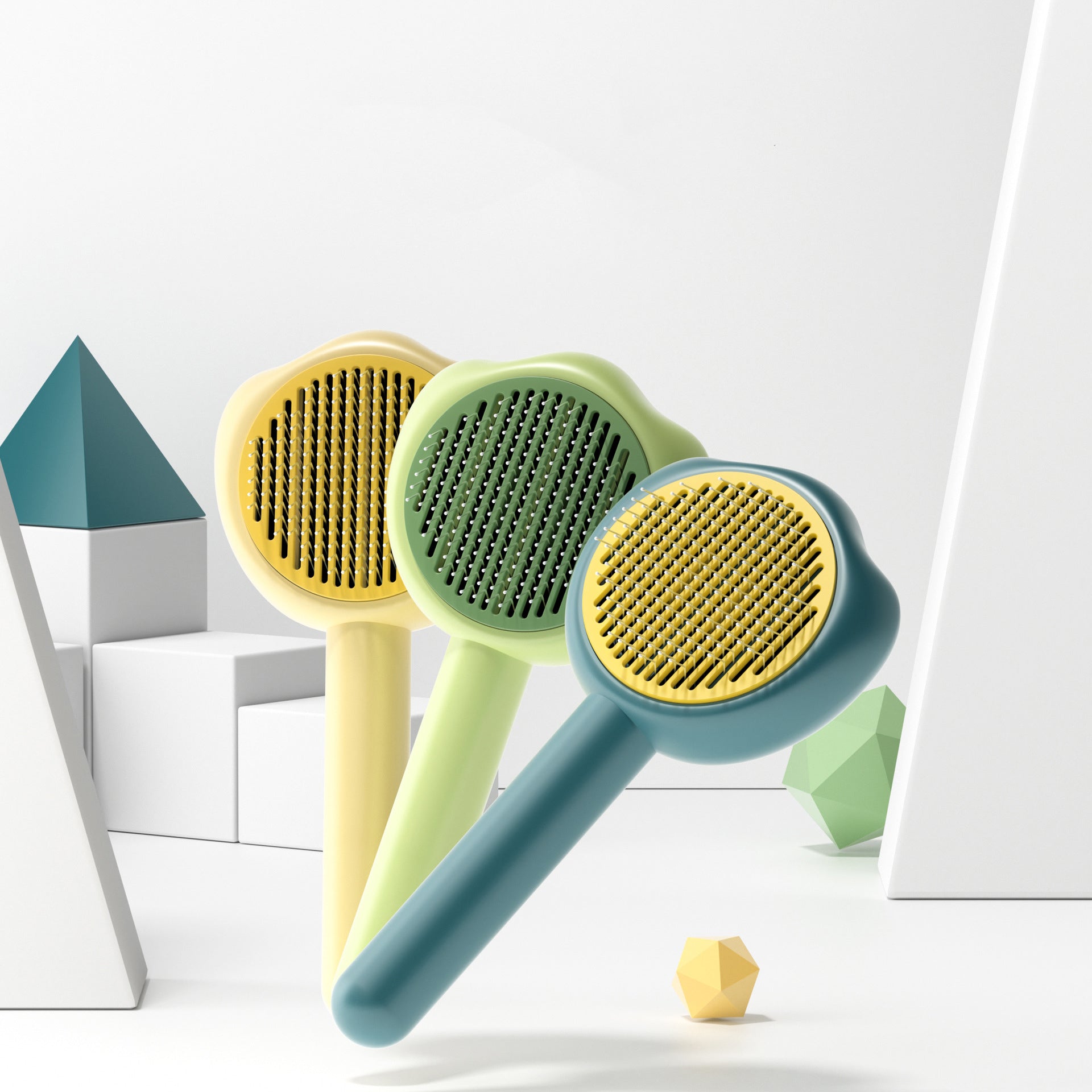 Self Cleaning Pet Grooming Comb Hair Removal Brush Tool